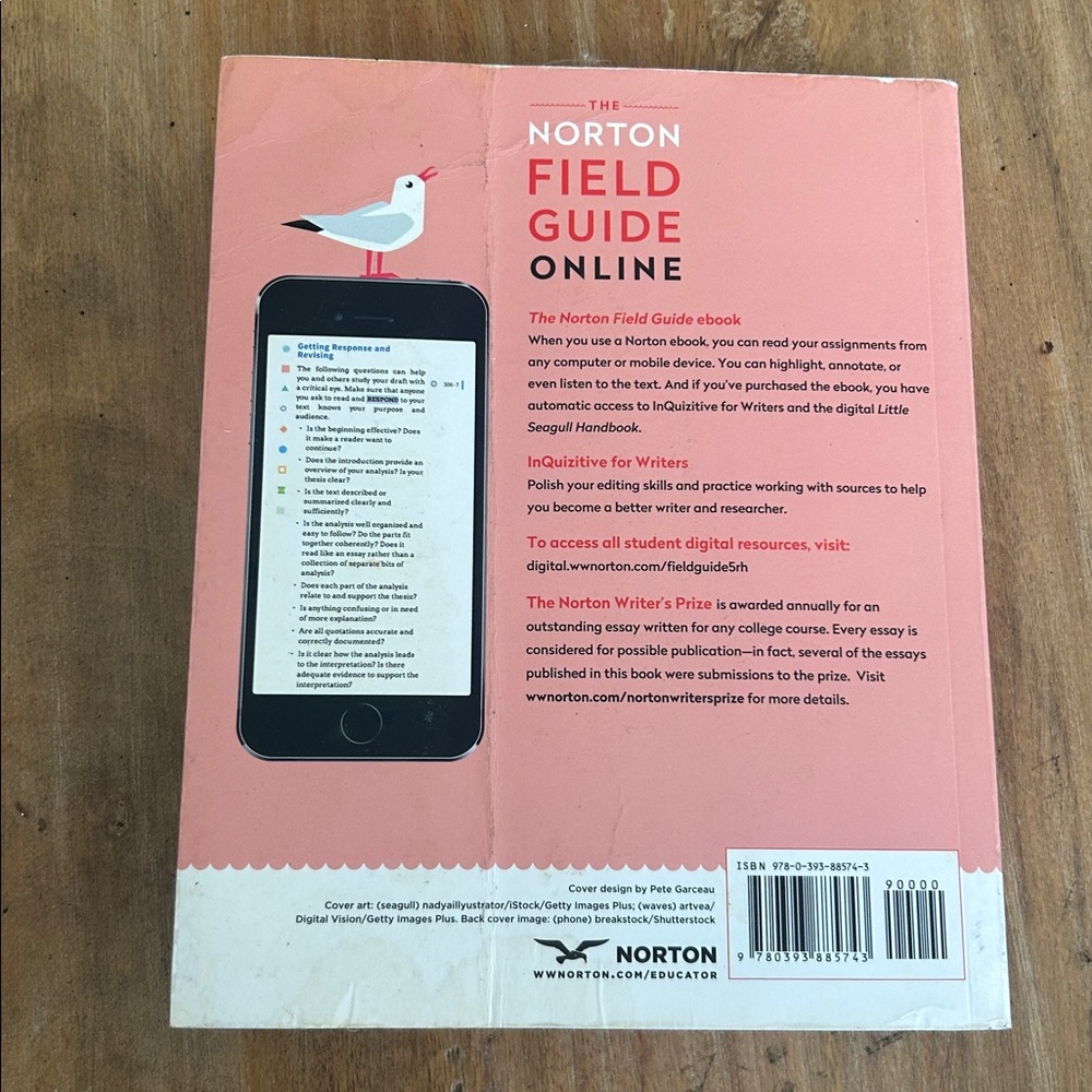 The Norton Field Guide to Writing with Readings and Handbook Fifth Edition - Picture 2 of 3